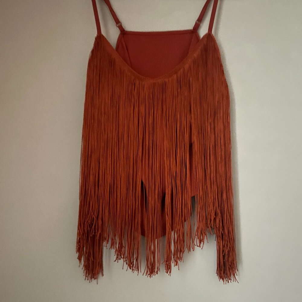 Tan Fringe Tank